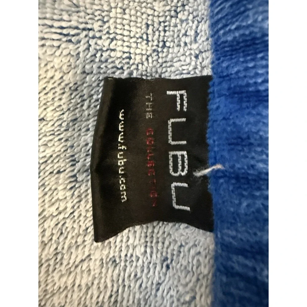 VTG Platinum Fubu The Collection Fat Albert Cartoon Beach Blanket Y2K Blue Soft